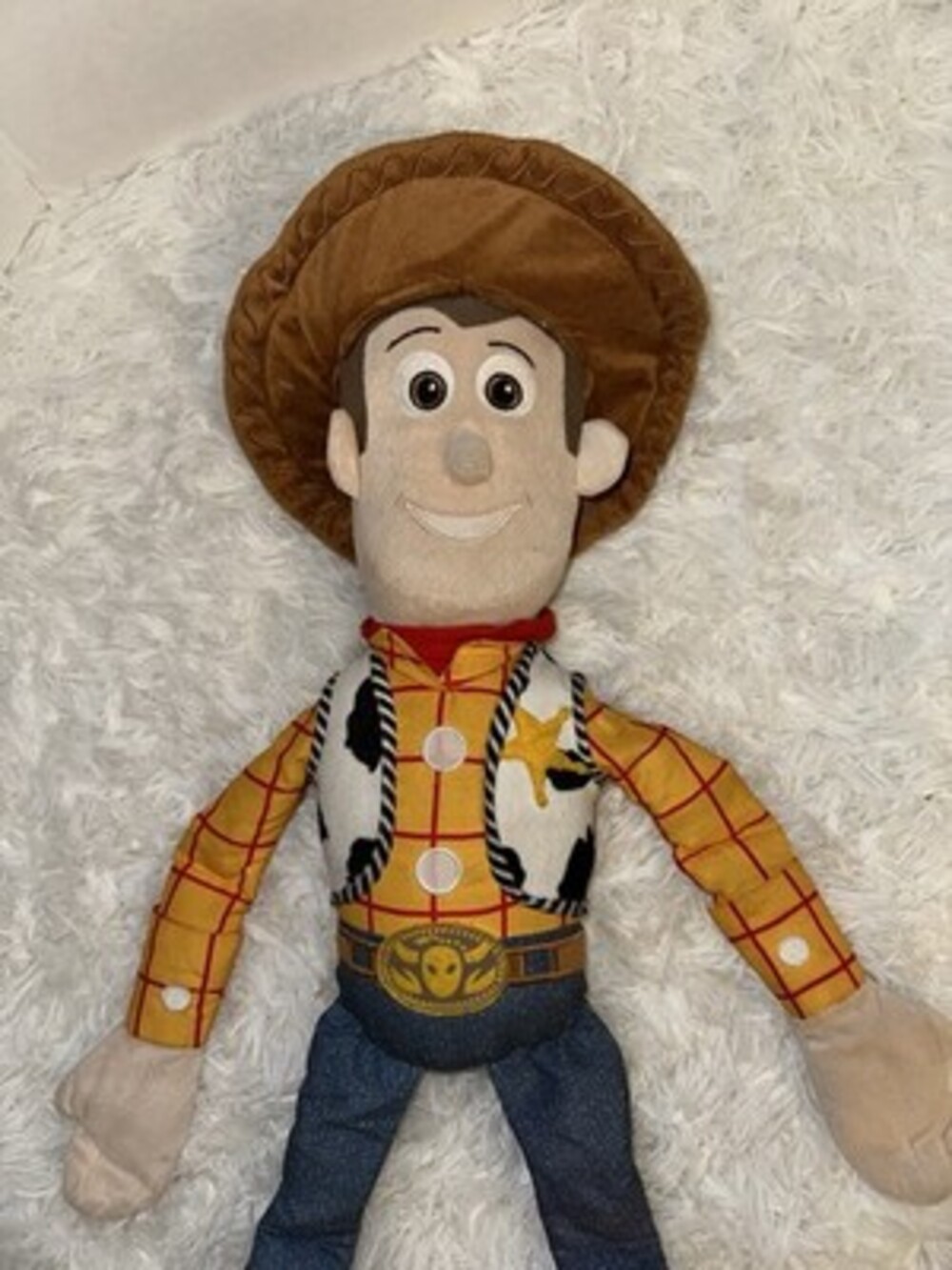 Disney Store Woody Plush Doll Pixar Toy Story 4 18.5" - Picture 3 of 5